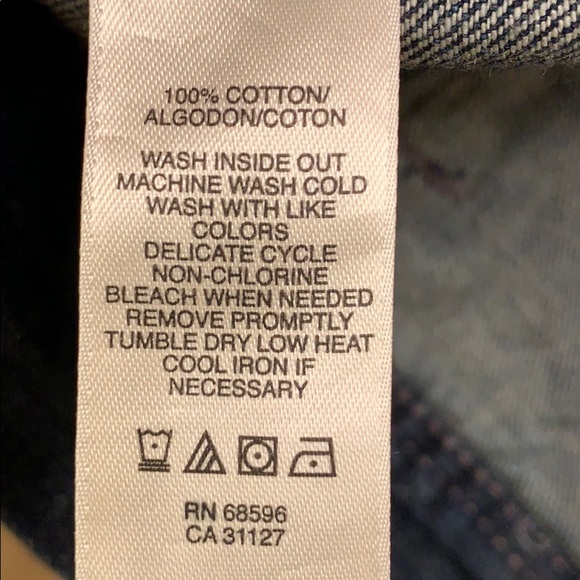 DNKY JEANS NWOT  denim jacket L - Picture 9 of 9